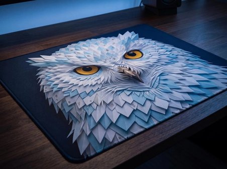 ORYN Origamenagerie / Boreal Edition | 50x50cm Gaming Mousepad - (3mm Kalınlık)