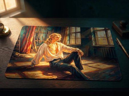 ORYN Stray Light / Dustlight Edition | 48x40cm Gaming Mousepad - (3mm Kalınlık)