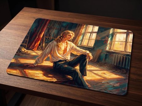 ORYN Stray Light / Dustlight Edition | 48x40cm Gaming Mousepad - (3mm Kalınlık)