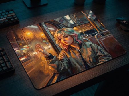 ORYN Stray Light / Fogged Edition | 48x40cm Gaming Mousepad - (3mm Kalınlık)