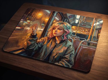 ORYN Stray Light / Fogged Edition | 48x40cm Gaming Mousepad - (3mm Kalınlık)