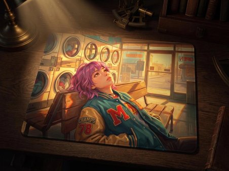ORYN Stray Light / Spin Cycle Edition | 50x40cm Gaming Mousepad - (3mm Kalınlık)
