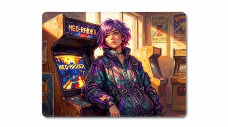 ORYN Stray Light / Neo-Raider Edition | 50x50cm Gaming Mousepad - (3mm Kalınlık)