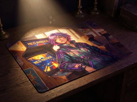 ORYN Stray Light / Neo-Raider Edition | 50x50cm Gaming Mousepad - (3mm Kalınlık)