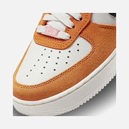 Nike Air Force 1 LXX  Sneaker Kadın Spor Ayakkabı White & Orange LİMİTED EDİTİON DQ0858-100 DQ0858-100