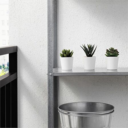 IKEA Fejka Kaktüs 3 Lü Set 6 Cm Yapay Bitki Çiçek Saksılı Kaktüs