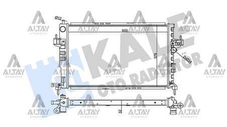 1300233 RADYATÖR SU COMBO C 01-06 / CORSA C 00-06 / 1.7 DTI M-T MEKANİK
