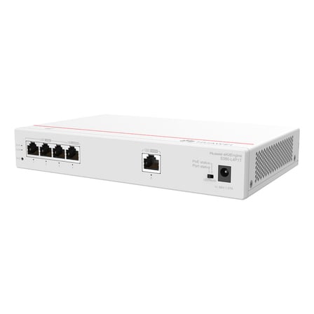 HUAWEI eKitEngine S380-L4P1T 1xGE WAN 4xGE PoE+ LAN 50W 200 Kullanıcı Multi-Service Gateway