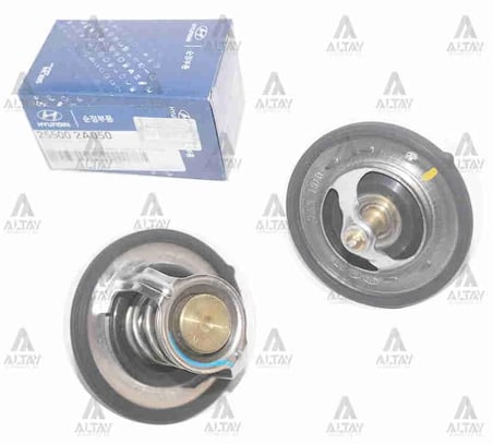 25500-2A050 TERMOSTAT ACCENT 06= ERA / CERATO 06-09 / I-20 1.4 / I-30 1.6 / RIO 06-11 DİZEL