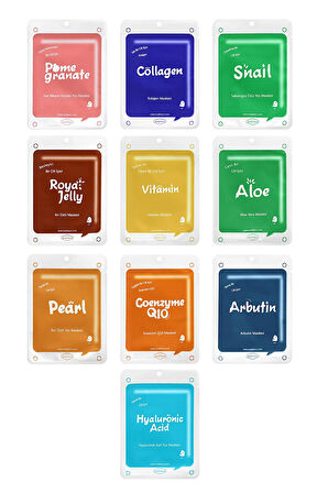 10'LU KARIŞIK YÜZ MASKESİ