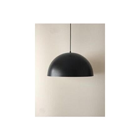 Mylight Metal Sarkıt Siyah Içi Sarı 40 cm Cap