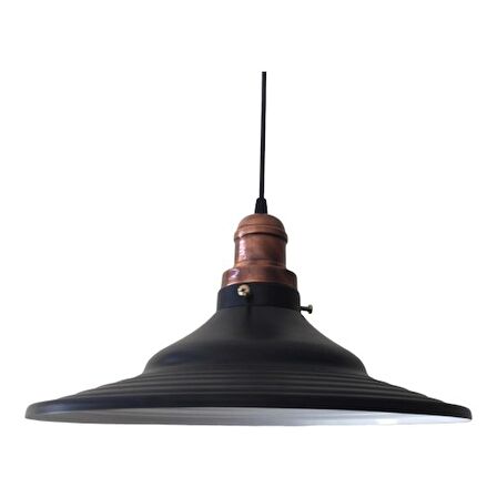 Mylight Retro Metal Sarkıt Avize 40 cm Mat Bakır Duy