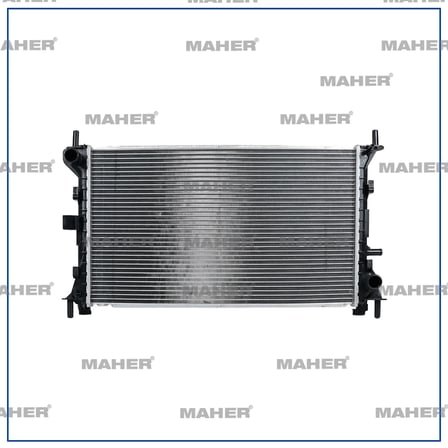 98AB8005PD RADYATÖR SU FOCUS I  98-04 / 1.4 16V-1.6 16V-1.8 16V-2.0 16V M-T BRAZING