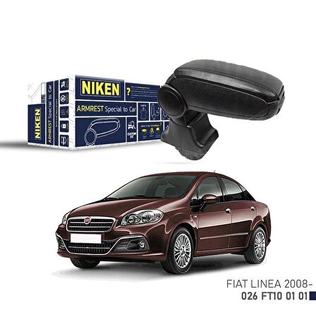 Niken Fiat Linea 2007- Punto Araca Özel Kol Dayama Siyah