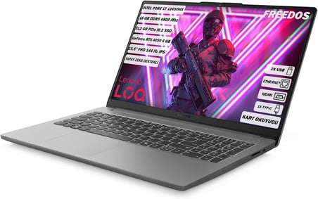 LENOVO Lenovo LOQ 15IAX9E 83LK002VTR-OMG61 15,6 inç DDR5 8GB 512GB SSD, FreeDOS