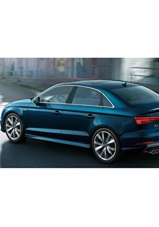 Audi A3 Sedan Cam Çıtası Çerçevesi Krom Komple 2013-2020 arası