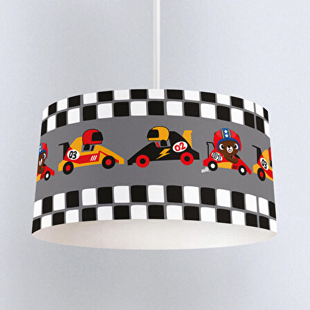 Çocuk Odası Dijital Baskılı Sarkıt Avize Model 003