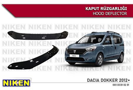 Dacia Dokker Kaput Rüzgarlığı Koruyucu 2012 sonrası