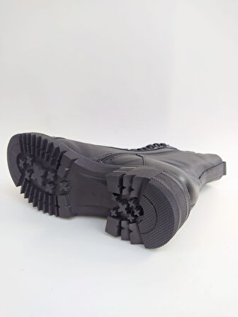 VENÜS 1950852K TOPUKLU FERMUARLI DERİ GENÇ KADINPOSTAL BOT