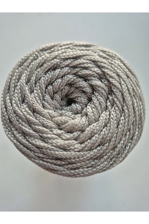Makrome Polyester ip 200 gram Açık Gri 062