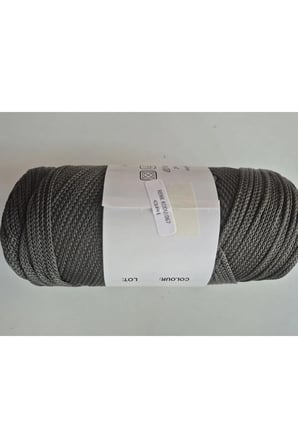 Makrome Polyester ip 200 gram Koyu Gri - Antrasit 067