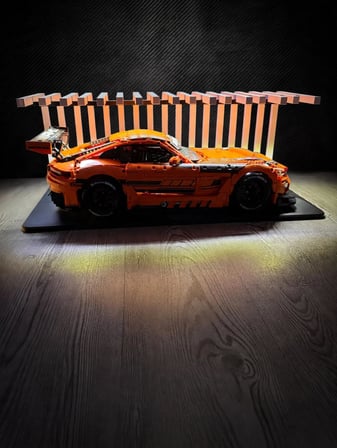 1:8 Lego Technic Araçlar için Işıklı Sergileme Standı