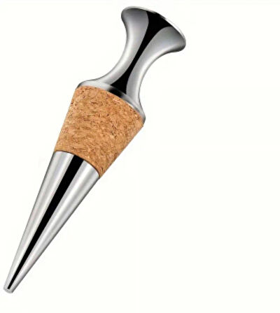 Paslanmaz Çelik Şarap ve Şampanya Tıpası 1 Adet