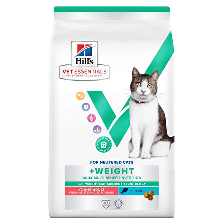 Hill’s Multi Benefit + Weight Neutered Young Adult With Tuna 3 Kg Kısırlaştırılmış Kedi Maması