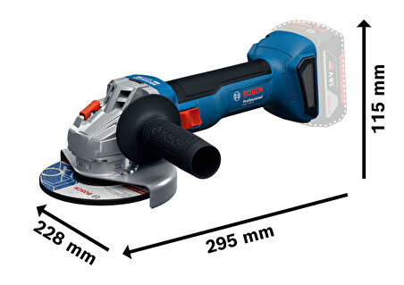 Bosch GWS 18V-8 2x5.0Ah Çift Akülü Taşlama