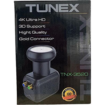 Tunex 0.1db Çiftli Çift Çıkış 2 Çıkış Çiftli Ikili 2li Twin Lnb Lenebe Elenbi