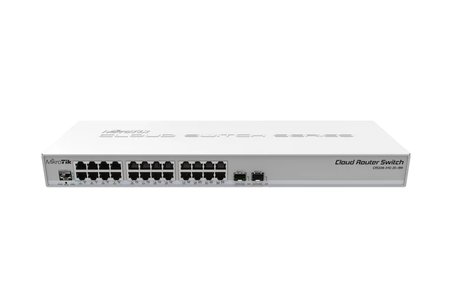 MikroTik CRS326-24G-2S+RM 24 Port Gigabit Yönetilebilir Switch