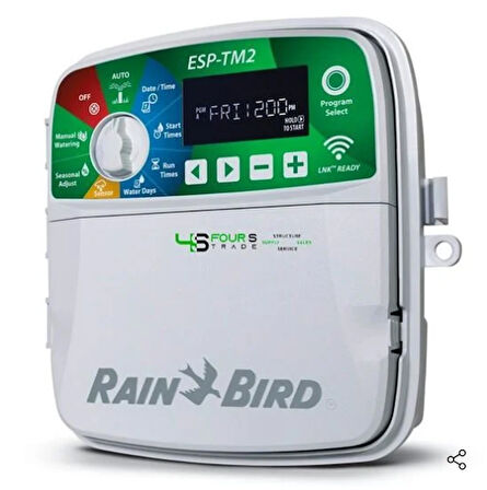 Rainbird ESP-TM2 6 İstasyon İç Mekan Otomatik Sulama Sistemi Kontrol Ünitesi