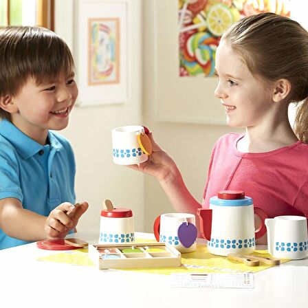 Melissa and Doug Ahşap Çay Servis Seti