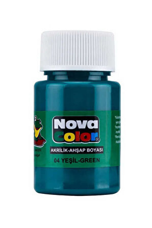 Nova Color Akrilik Boya Yeşil Şişe Nc-172