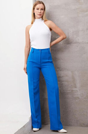 KADIN ÖNÜ ÇİMALI PANTOLON