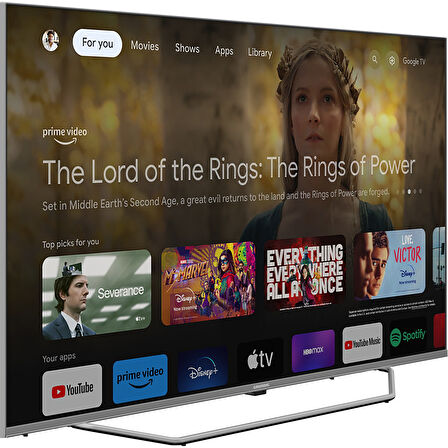 Rio 65 GHU 8900S 65" 165 Ekran Uydu Alıcılı 4K Ultra HD Google Smart LED TV
