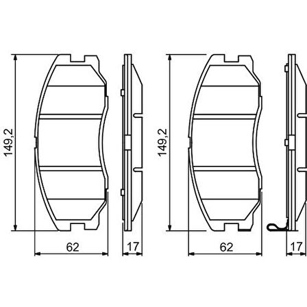 Ön Balata Captıva-antara 06-11 V6-2,0-2,0cdtı-2,2d-2,43,0-3,2