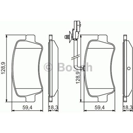 Renault Master 3-opel Movano 2010- 2,3dc Arka Balata Marka