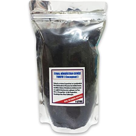 Ithal Katkılı Hindistan Cevizi Torfu - 1 Litre