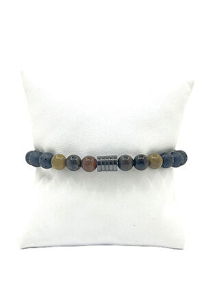 UNİSEX ESNEK MİSİNALI DOĞAL TAŞ BİLEKLİK