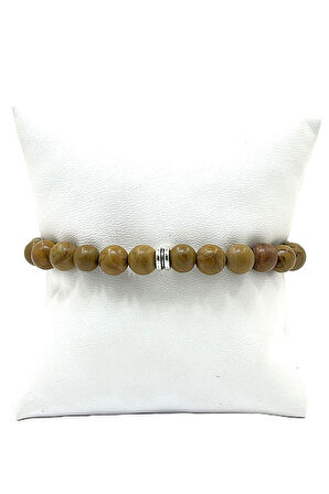 UNİSEX ESNEK MİSİNALI DOĞAL TAŞ BİLEKLİK