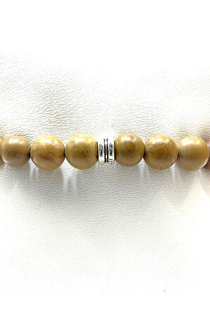 UNİSEX ESNEK MİSİNALI DOĞAL TAŞ BİLEKLİK