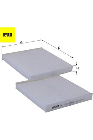 Polen Filtresi Boxer Iii-Jumper 06-> Filter 6447.YA/ 6479.C9/ 1613733080/ Opel, Peugeot, Fıa