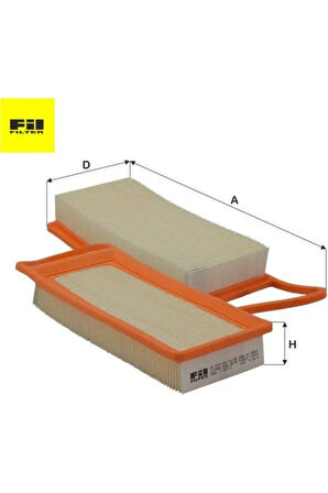 Hava Filtresi 206-207-307-BIPPER 1.4hdi Filter 1444.VZ/ 1444.W9/ 1444.X2/ E14 Cıtroen, Ford,