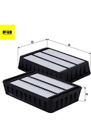 Hava Filtresi 4007-C-CROSSER-LANCER 4x4