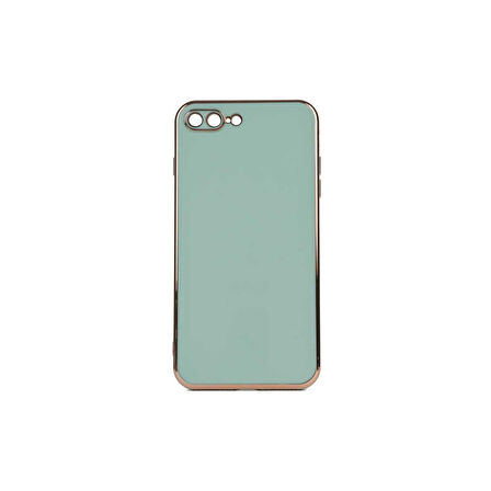 Teleplus Apple iPhone 8 Plus Kılıf Bark Lazer Silikon Mavi