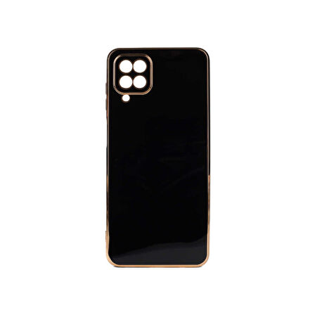 Teleplus Samsung Galaxy A22 4g Kılıf Bark Lazer Silikon Siyah