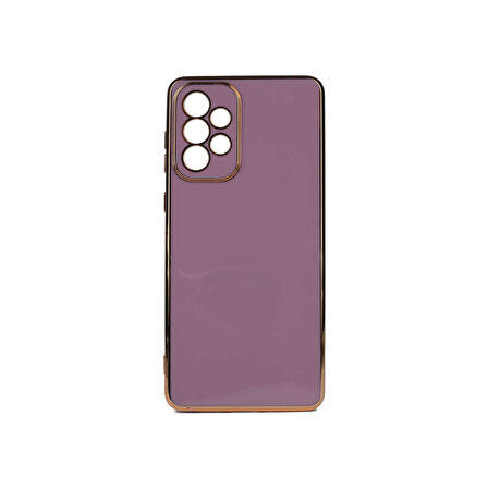 Teleplus Samsung Galaxy A73 Kılıf Bark Lazer Silikon Mor