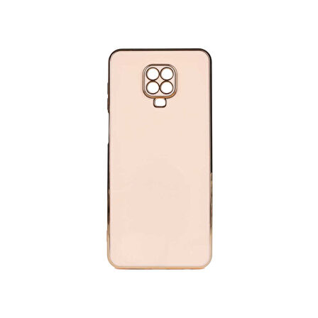 Teleplus Xiaomi Redmi Note 9 Pro Kılıf Bark Lazer Silikon Bronz