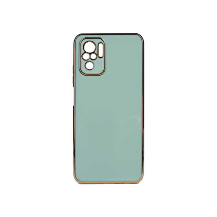 Teleplus Xiaomi Redmi Note 10S Kılıf Bark Lazer Silikon Yeşil